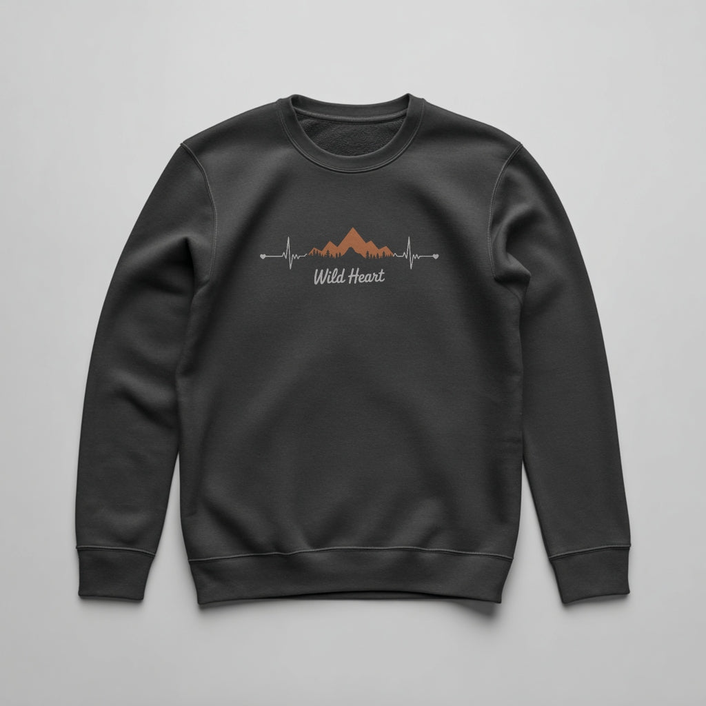 Wild Heart Pulse Sweatshirt | Lone Creek Apparel